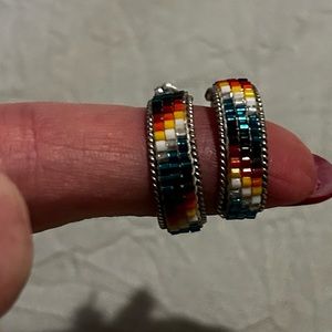 Navajo beaded earrings
